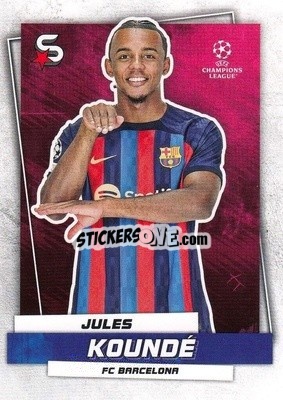 Sticker Jules Koundé - Superstars 2022-2023
 - Topps