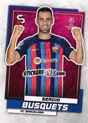 Sticker Sergio Busquets - Superstars 2022-2023
 n. 48 - Topps