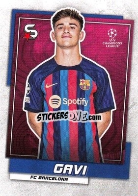 Sticker Gavi - Superstars 2022-2023
 - Topps