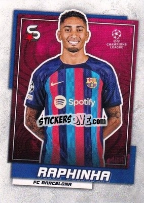 Sticker Raphinha - Superstars 2022-2023
 n. 54 - Topps