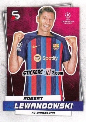 Sticker Robert Lewandowski - Superstars 2022-2023
 n. 56 - Topps