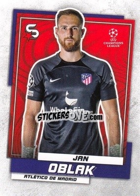 Sticker Jan Oblak - Superstars 2022-2023
 n. 57 - Topps