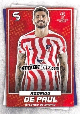 Cromo Rodrigo De Paul - Superstars 2022-2023
 - Topps