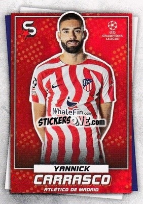 Sticker Yannick Carrasco - Superstars 2022-2023
 n. 62 - Topps