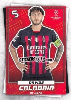 Sticker Davide Calabria - Superstars 2022-2023
 n. 70 - Topps