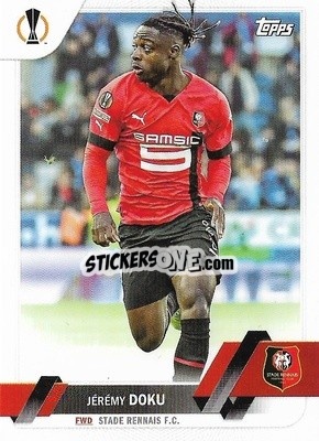 Sticker Jérémy Doku - UEFA Club Competitions 2022-2023
 n. 198 - Topps