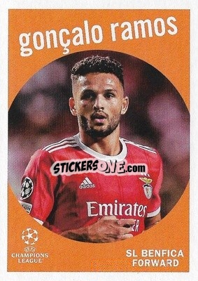 Sticker Gonçalo Ramos - UEFA Club Competitions 2022-2023
 n. 59-33 - Topps