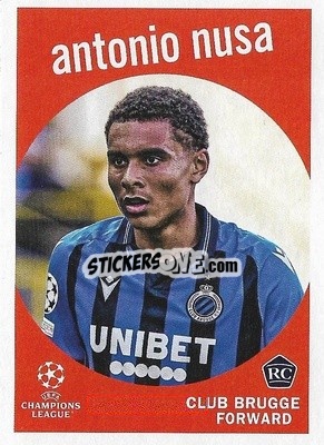 Sticker Antonio Nusa - UEFA Club Competitions 2022-2023
 n. 59-35 - Topps
