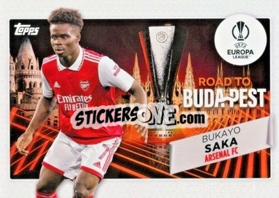 Sticker Bukayo Saka - UEFA Club Competitions 2022-2023
 n. RF-2 - Topps