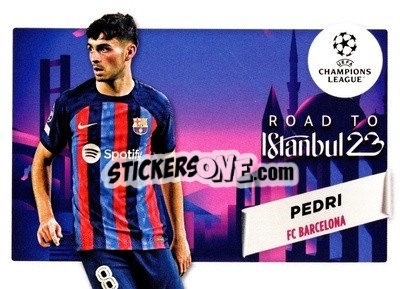 Sticker Pedri - UEFA Club Competitions 2022-2023
 - Topps