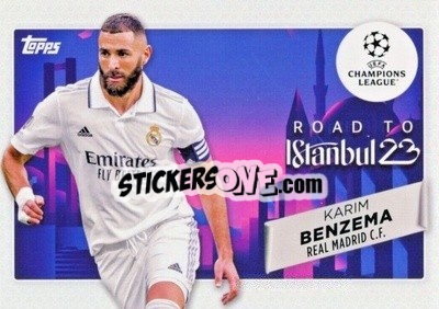 Sticker Karim Benzema - UEFA Club Competitions 2022-2023
 - Topps
