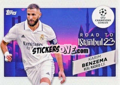 Sticker Karim Benzema - UEFA Club Competitions 2022-2023
 n. RF-10 - Topps