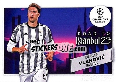 Sticker Dušan Vlahović - UEFA Club Competitions 2022-2023
 - Topps