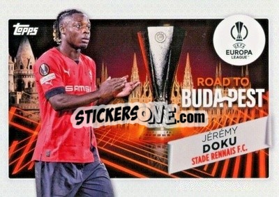 Sticker Jérémy Doku - UEFA Club Competitions 2022-2023
 - Topps