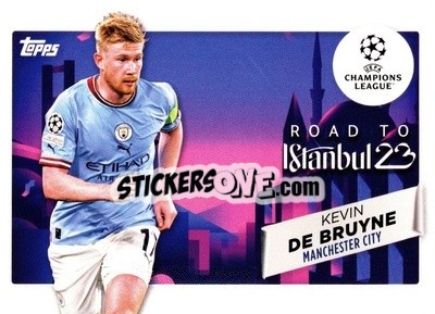 Sticker Kevin De Bruyne - UEFA Club Competitions 2022-2023
 n. RF-14 - Topps