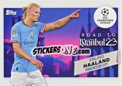 Sticker Erling Haaland - UEFA Club Competitions 2022-2023
 n. RF-15 - Topps