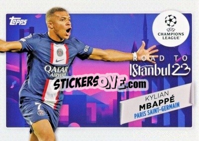 Sticker Kylian Mbappé - UEFA Club Competitions 2022-2023
 n. RF-16 - Topps