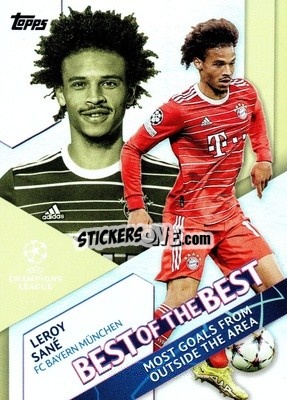 Sticker Leroy Sané - UEFA Club Competitions 2022-2023
 n. BB-3 - Topps