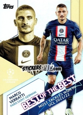 Sticker Marco Verratti - UEFA Club Competitions 2022-2023
 n. BB-6 - Topps