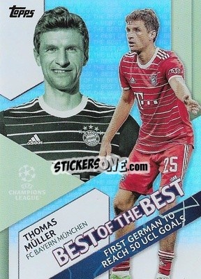Sticker Thomas Müller - UEFA Club Competitions 2022-2023
 n. BB-8 - Topps