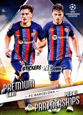 Sticker Gavi / Pedri - UEFA Club Competitions 2022-2023
 n. PP-3 - Topps