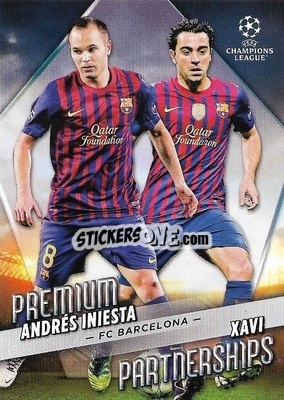 Cromo Xavi / Andrés Iniesta - UEFA Club Competitions 2022-2023
 - Topps