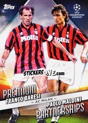 Sticker Franco Baresi / Paolo Maldini - UEFA Club Competitions 2022-2023
 n. PP-13 - Topps