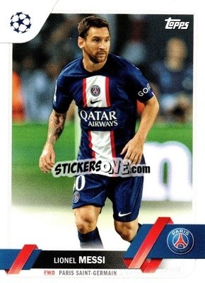 Cromo Lionel Messi - UEFA Club Competitions 2022-2023
 - Topps