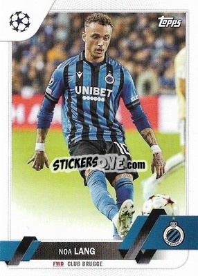 Sticker Noa Lang - UEFA Club Competitions 2022-2023
 - Topps