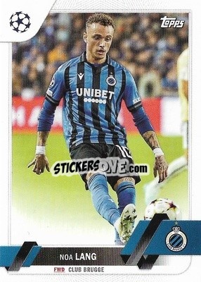 Cromo Noa Lang - UEFA Club Competitions 2022-2023
 - Topps