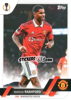 Sticker Marcus Rashford - UEFA Club Competitions 2022-2023
 n. 7 - Topps