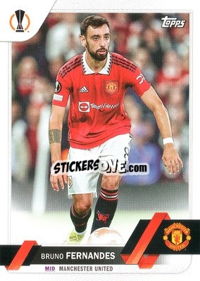 Sticker Bruno Fernandes - UEFA Club Competitions 2022-2023
 n. 8 - Topps