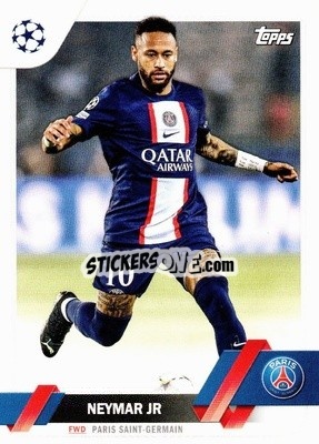 Sticker Neymar Jr - UEFA Club Competitions 2022-2023
 n. 10 - Topps