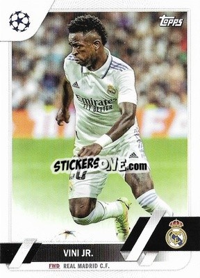 Sticker Vini Jr. - UEFA Club Competitions 2022-2023
 n. 20 - Topps