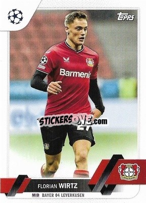 Cromo Florian Wirtz - UEFA Club Competitions 2022-2023
 - Topps