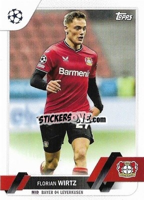 Sticker Florian Wirtz - UEFA Club Competitions 2022-2023
 n. 27 - Topps