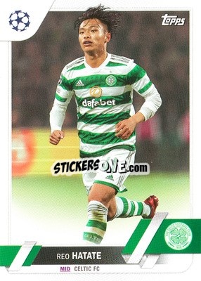 Sticker Reo Hatate - UEFA Club Competitions 2022-2023
 n. 36 - Topps
