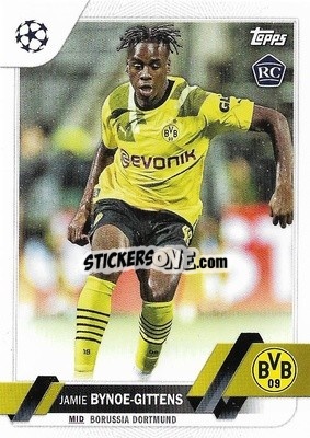 Sticker Jamie Bynoe-Gittens - UEFA Club Competitions 2022-2023
 n. 43 - Topps