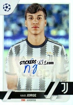 Sticker Kaio Jorge - UEFA Club Competitions 2022-2023
 n. A-KJ - Topps