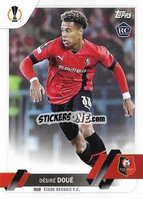 Sticker Désiré Doué - UEFA Club Competitions 2022-2023
 n. 48 - Topps