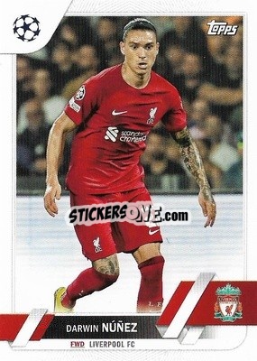 Sticker Darwin Núñez - UEFA Club Competitions 2022-2023
 - Topps