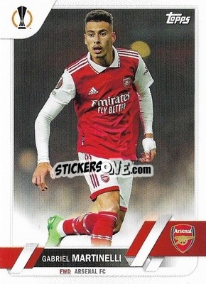 Sticker Gabriel Martinelli - UEFA Club Competitions 2022-2023
 n. 57 - Topps