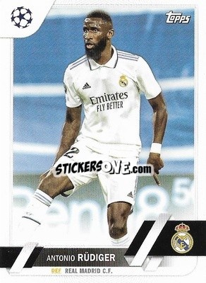 Sticker Antonio Rüdiger - UEFA Club Competitions 2022-2023
 n. 58 - Topps