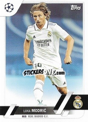 Sticker Luka Modrić - UEFA Club Competitions 2022-2023
 n. 62 - Topps