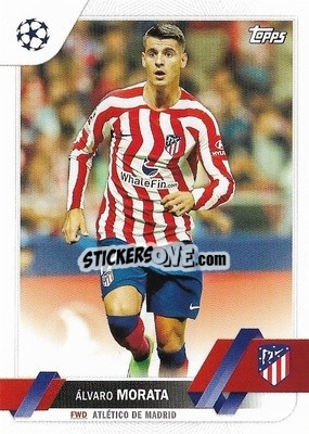 Sticker Álvaro Morata - UEFA Club Competitions 2022-2023
 n. 72 - Topps