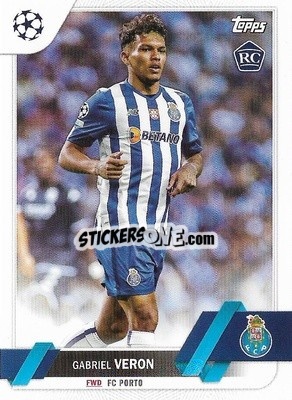 Sticker Gabriel Veron - UEFA Club Competitions 2022-2023
 n. 76 - Topps