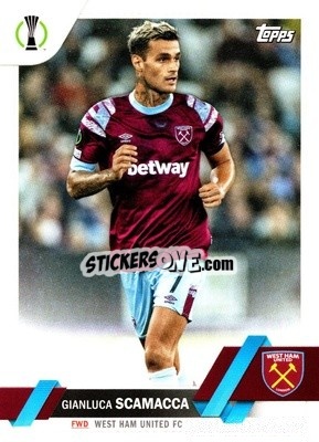 Sticker Gianluca Scamacca - UEFA Club Competitions 2022-2023
 - Topps