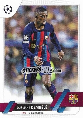 Sticker Ousmane Dembélé - UEFA Club Competitions 2022-2023
 n. 98 - Topps