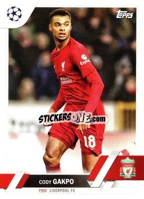 Sticker Cody Gakpo - UEFA Club Competitions 2022-2023
 n. 102 - Topps