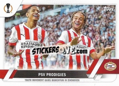 Sticker PSV Prodigies - UEFA Club Competitions 2022-2023
 - Topps